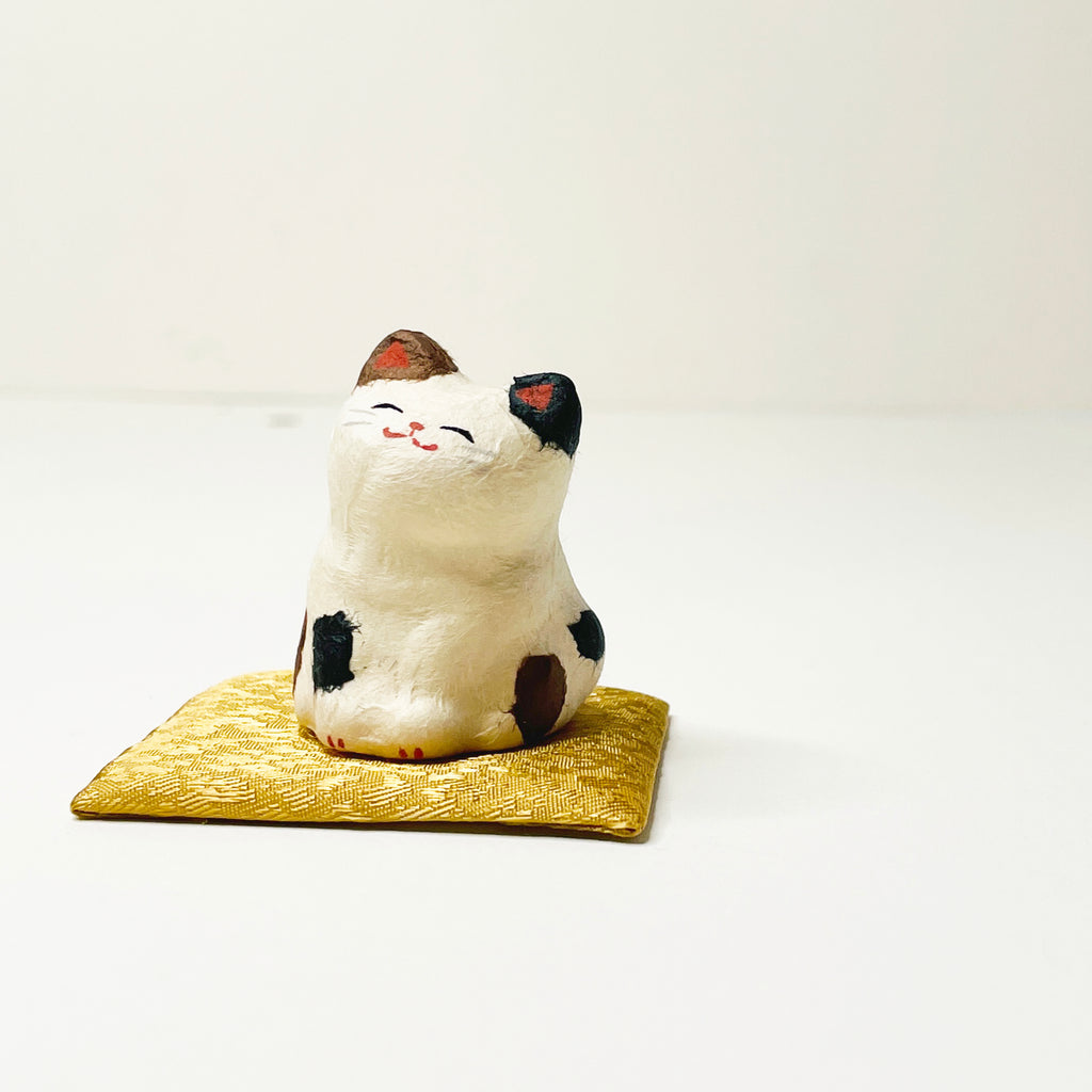 Japanese Handmade Cat Papier Mâché